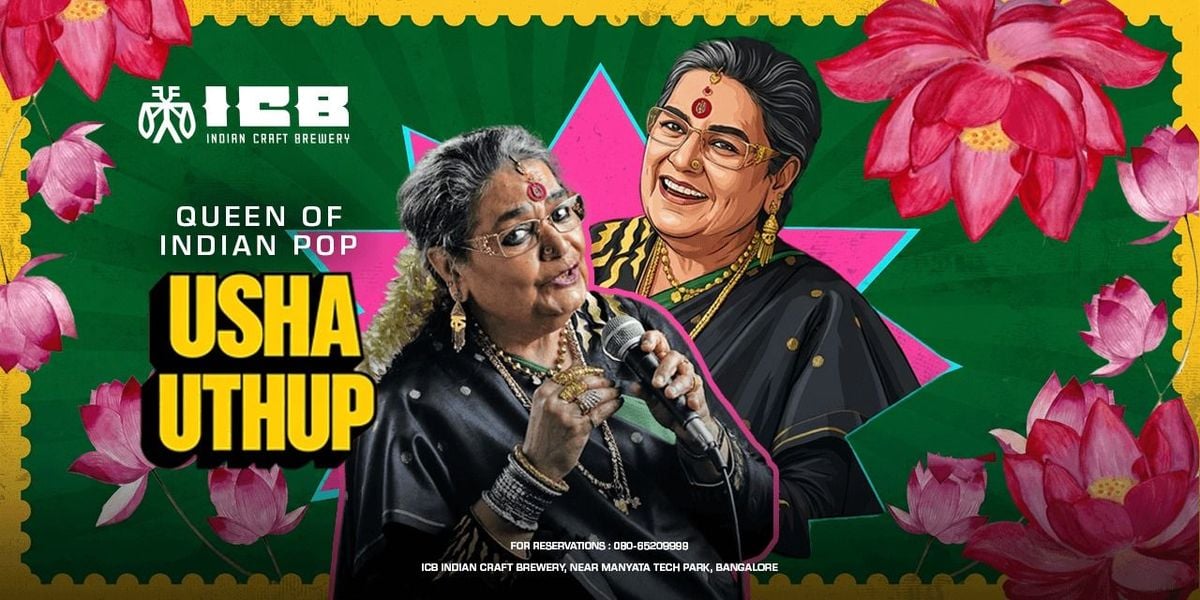 Usha Uthup Live at ICB Indian Craft Brewery