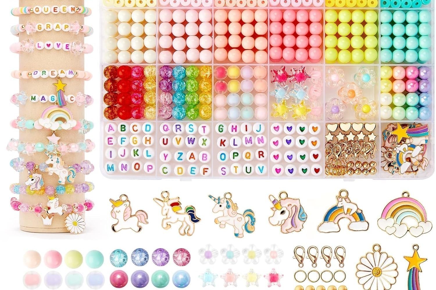 Unicorn DIY Bracelet Making Kit for Girls – Inspire Creativity, Learning & Endless Fun